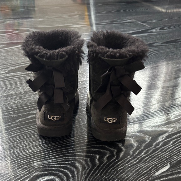 UGG Other - UGG kids toddler Bailey Bow boots Black Size 10 10T